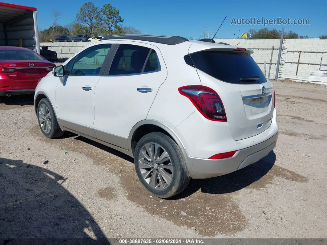 2019 Buick Encore Fwd Preferred White vin: KL4CJASB9KB726486