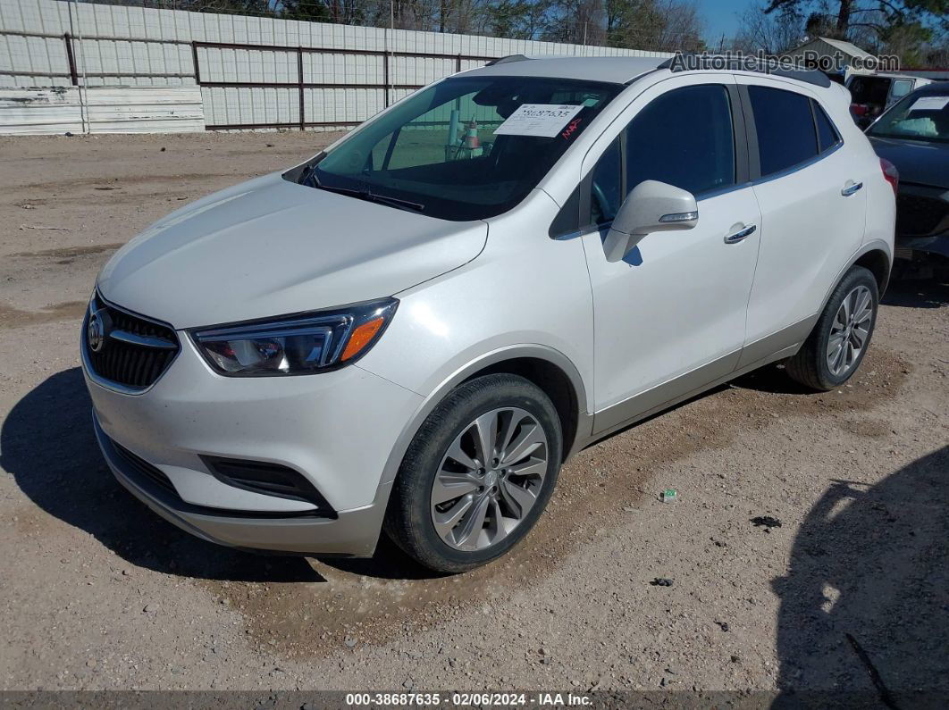 2019 Buick Encore Fwd Preferred White vin: KL4CJASB9KB726486