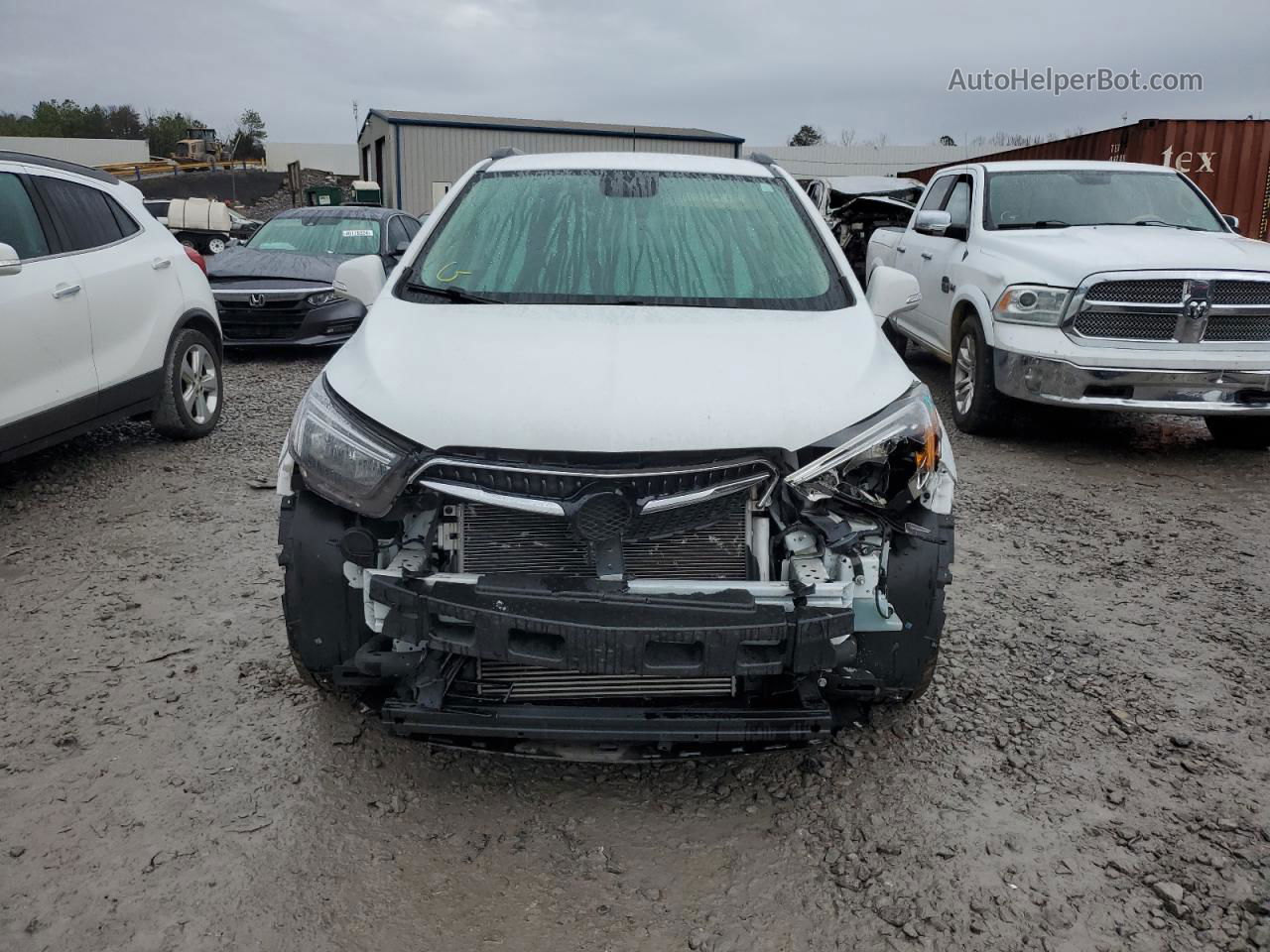 2019 Buick Encore Preferred White vin: KL4CJASB9KB728495