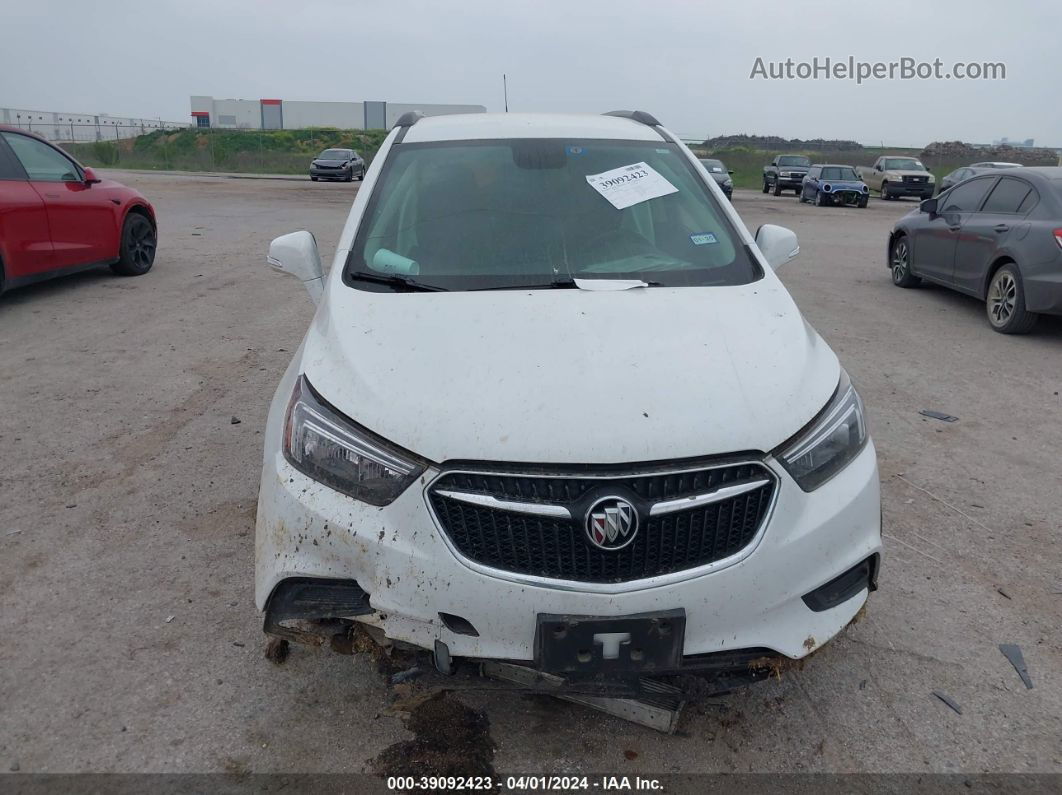 2019 Buick Encore Fwd Preferred Белый vin: KL4CJASB9KB891549