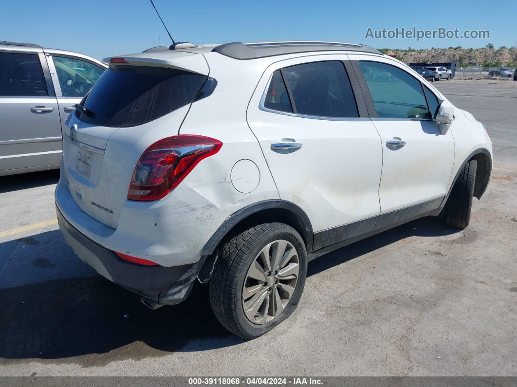 2018 Buick Encore Preferred White vin: KL4CJASBXJB569646