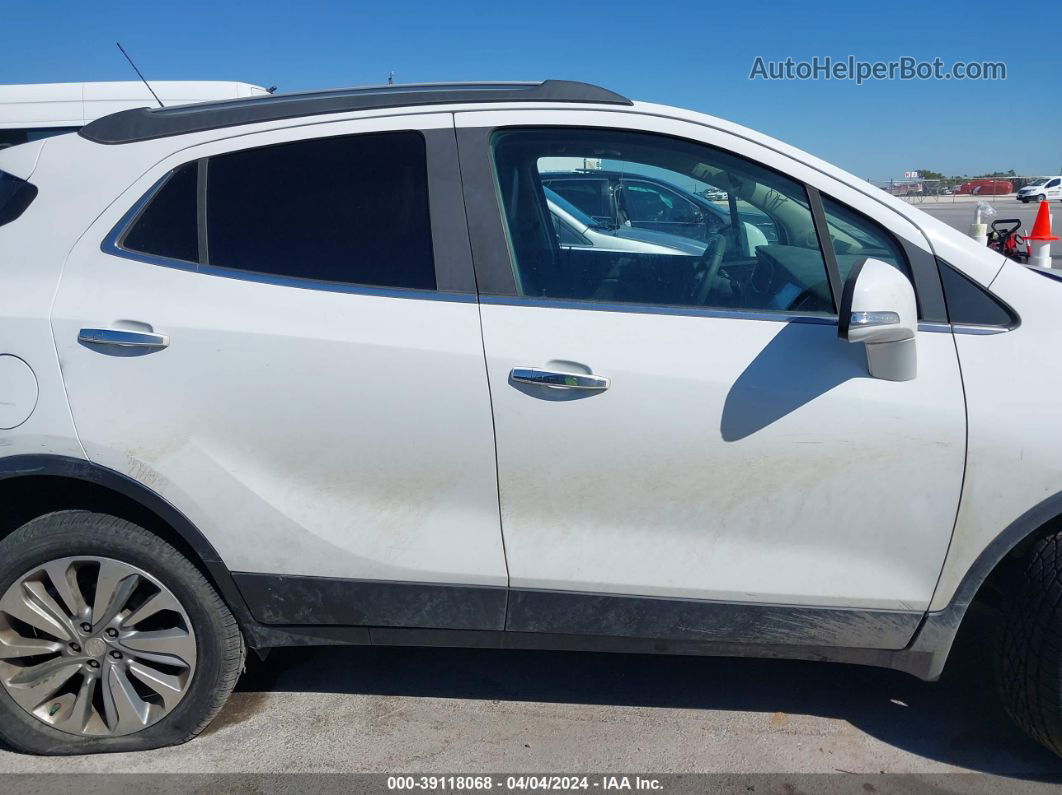 2018 Buick Encore Preferred White vin: KL4CJASBXJB569646