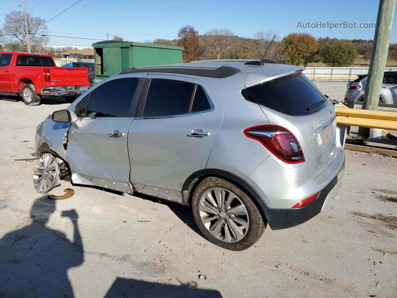 2018 Buick Encore Preferred Silver vin: KL4CJASBXJB576788