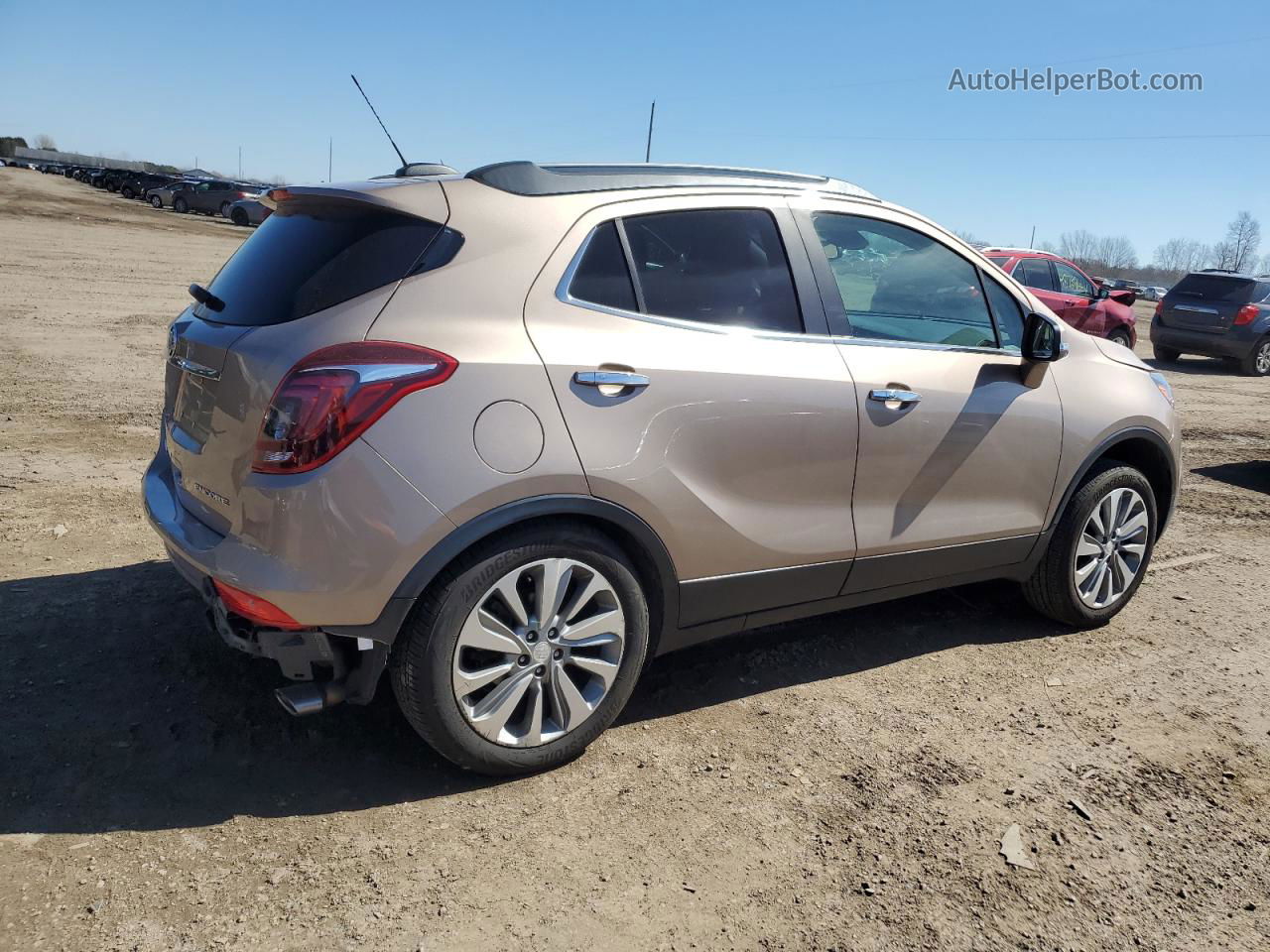 2018 Buick Encore Preferred Желто-коричневый vin: KL4CJASBXJB591811