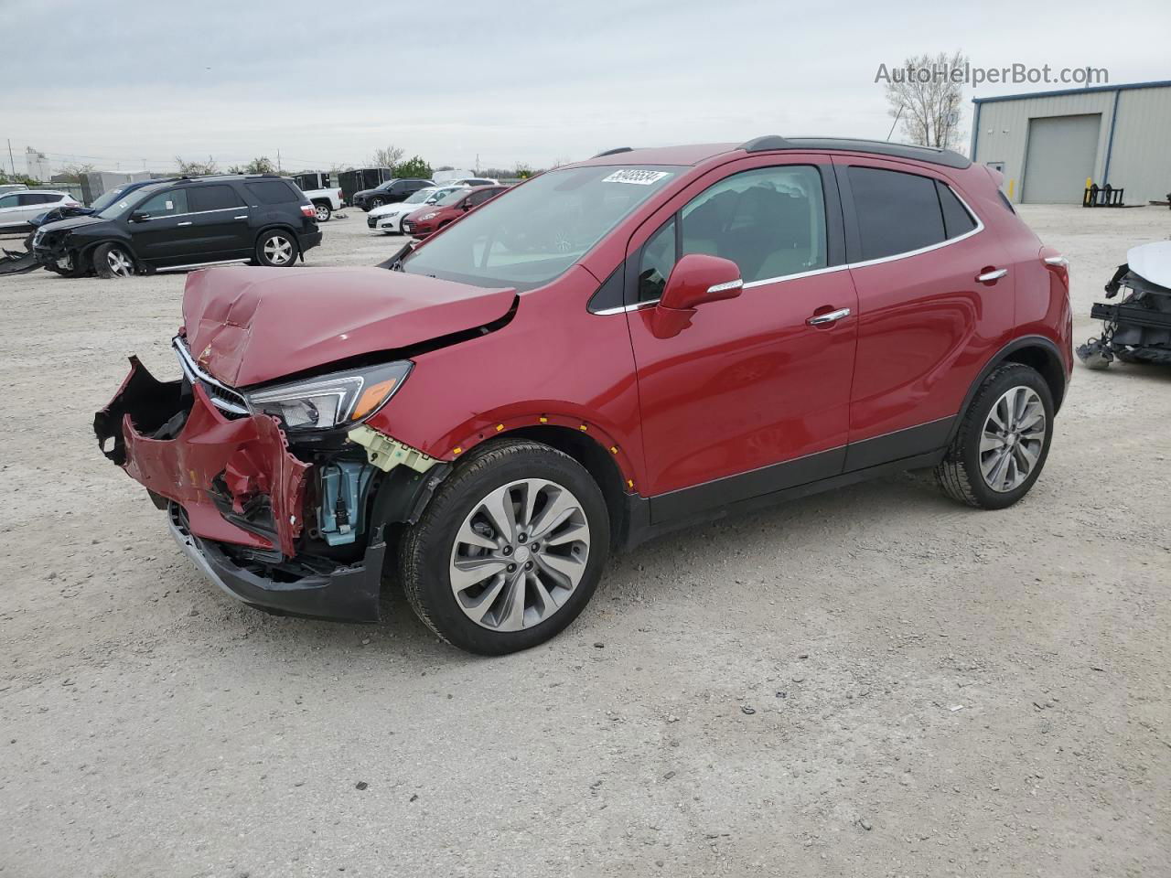 2018 Buick Encore Preferred Red vin: KL4CJASBXJB674669