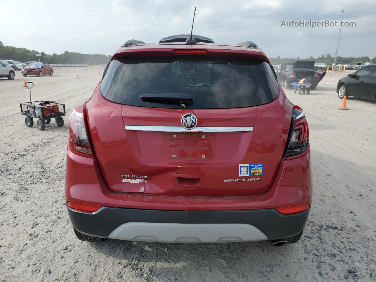 2018 Buick Encore Preferred Red vin: KL4CJASBXJB674977