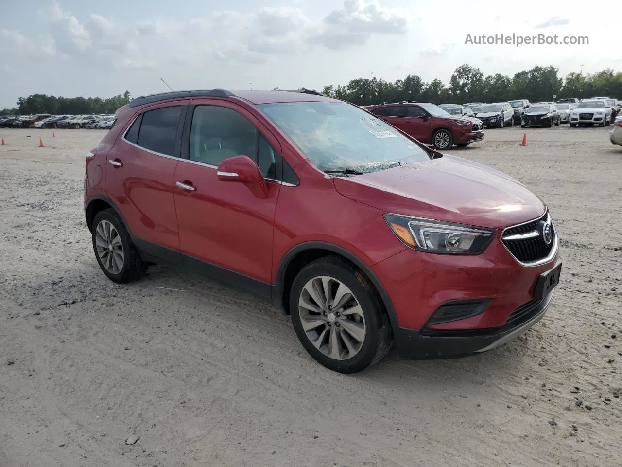 2018 Buick Encore Preferred Red vin: KL4CJASBXJB674977