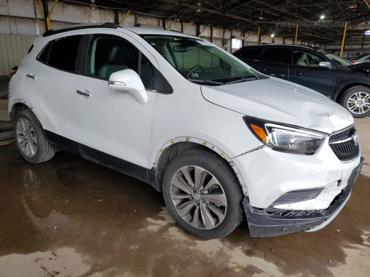 2019 Buick Encore Preferred White vin: KL4CJASBXKB700687