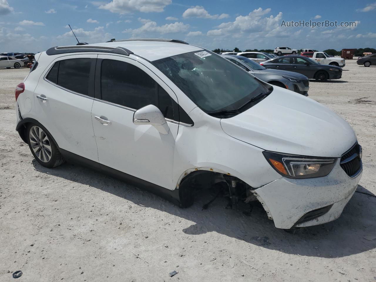 2019 Buick Encore Preferred White vin: KL4CJASBXKB701094