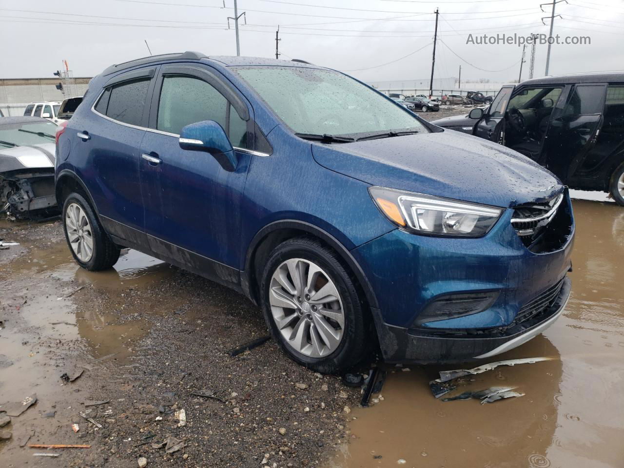 2019 Buick Encore Preferred Синий vin: KL4CJASBXKB912778