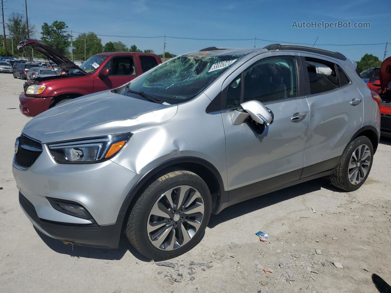 2018 Buick Encore Preferred Ii Silver vin: KL4CJBSB1JB698834