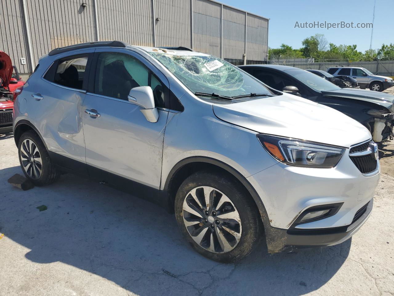 2018 Buick Encore Preferred Ii Silver vin: KL4CJBSB1JB698834