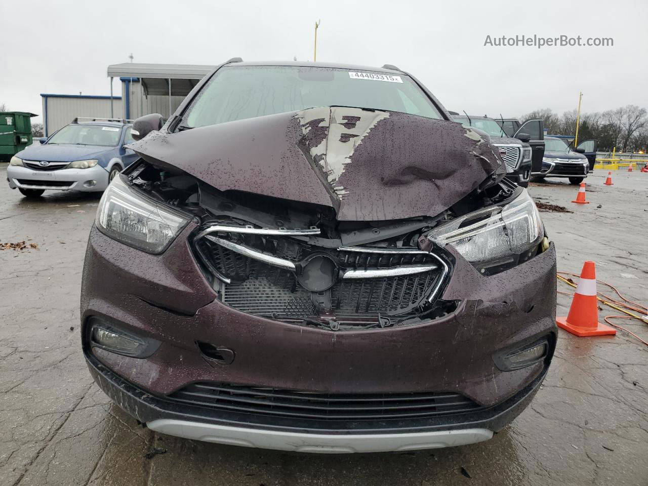 2017 Buick Encore Preferred Ii Бордовый vin: KL4CJBSB2HB242495