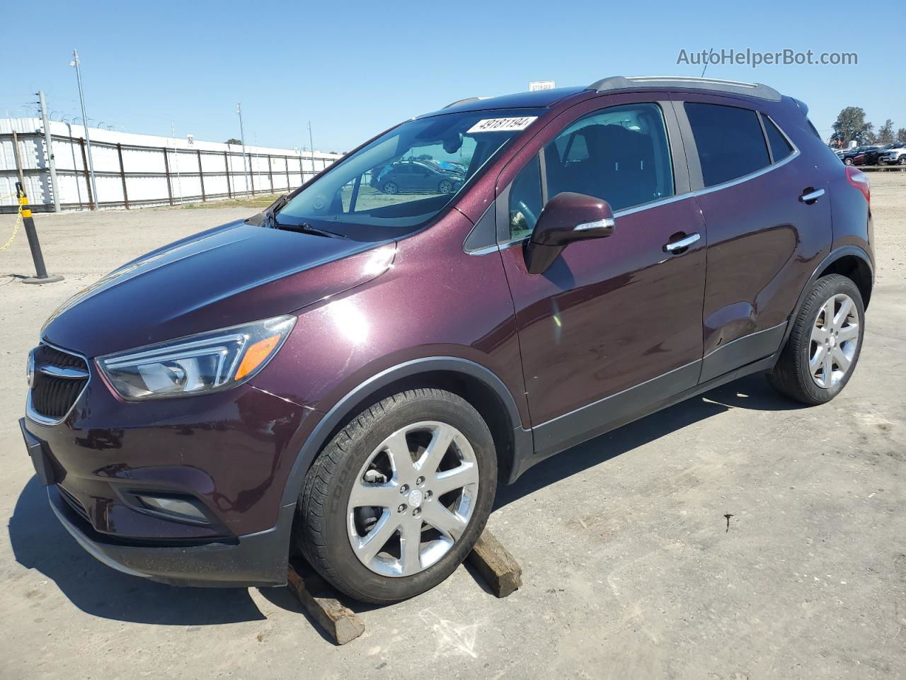 2018 Buick Encore Preferred Ii Burgundy vin: KL4CJBSB6JB693158