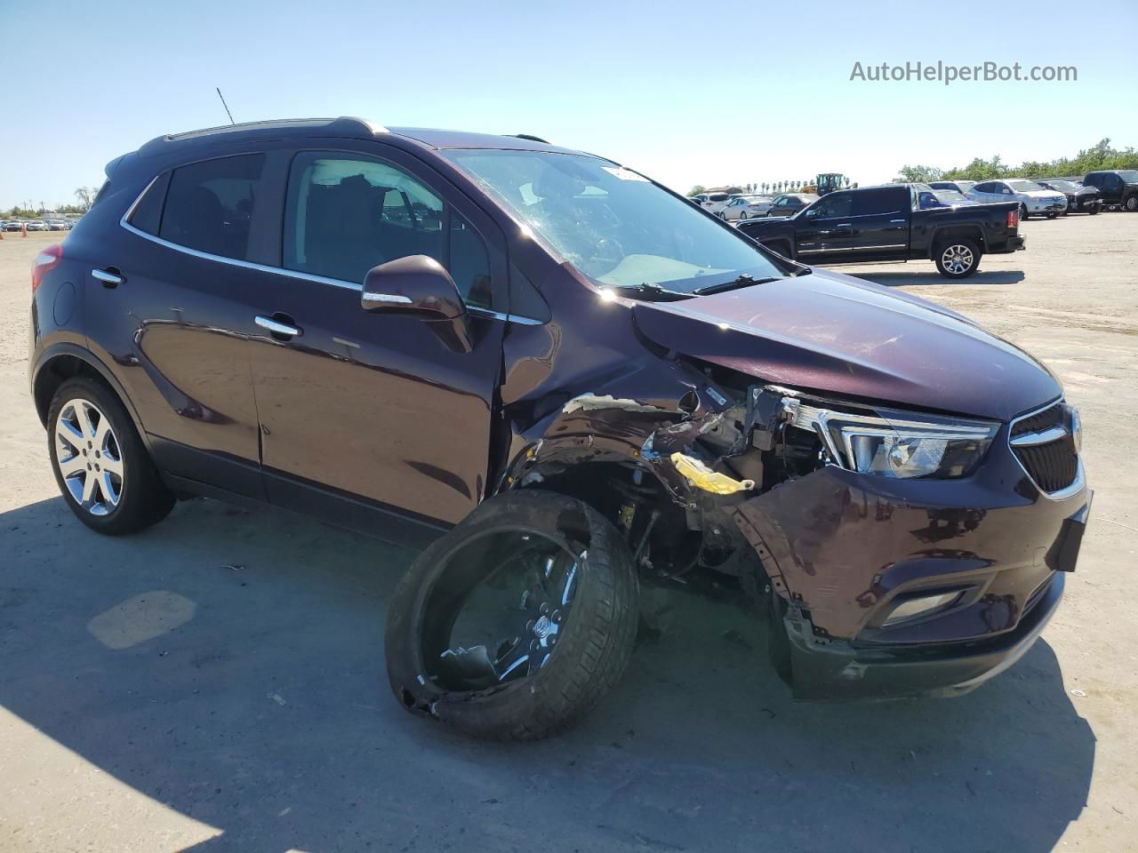 2018 Buick Encore Preferred Ii Burgundy vin: KL4CJBSB6JB693158