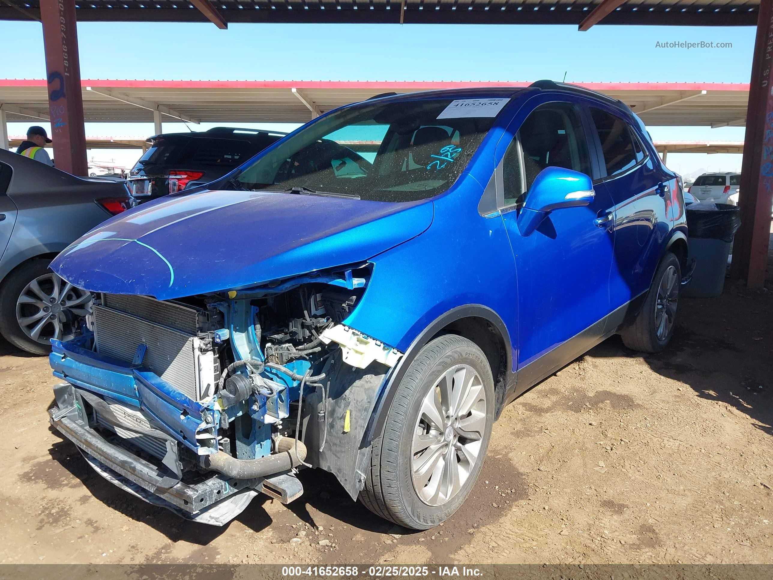 2017 Buick Encore Preferred Ii Синий vin: KL4CJBSB8HB016073