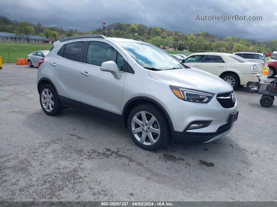 2019 Buick Encore Fwd Essence Серебряный vin: KL4CJCSB0KB703433