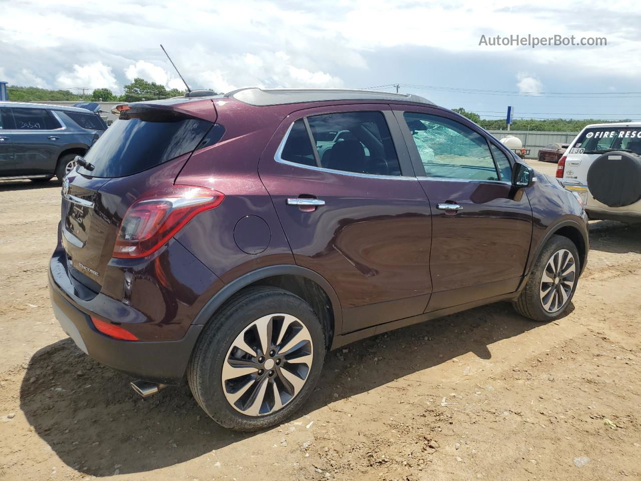 2018 Buick Encore Essence Maroon vin: KL4CJCSB2JB529878