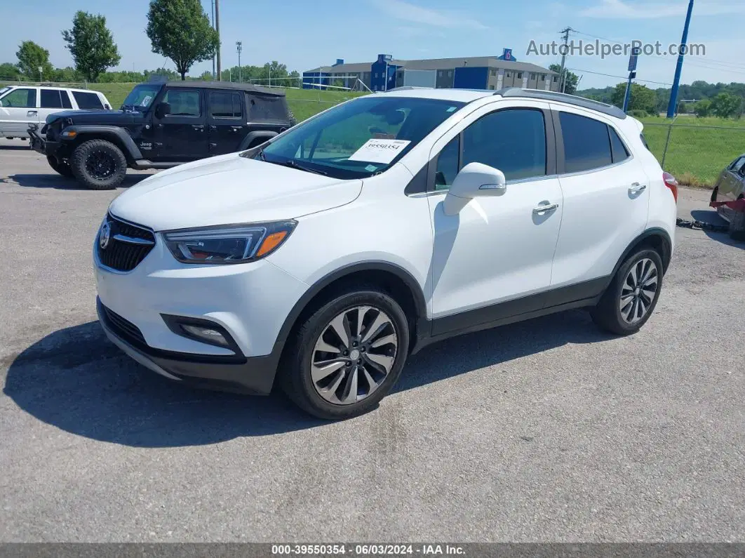 2018 Buick Encore Essence White vin: KL4CJCSB3JB584887