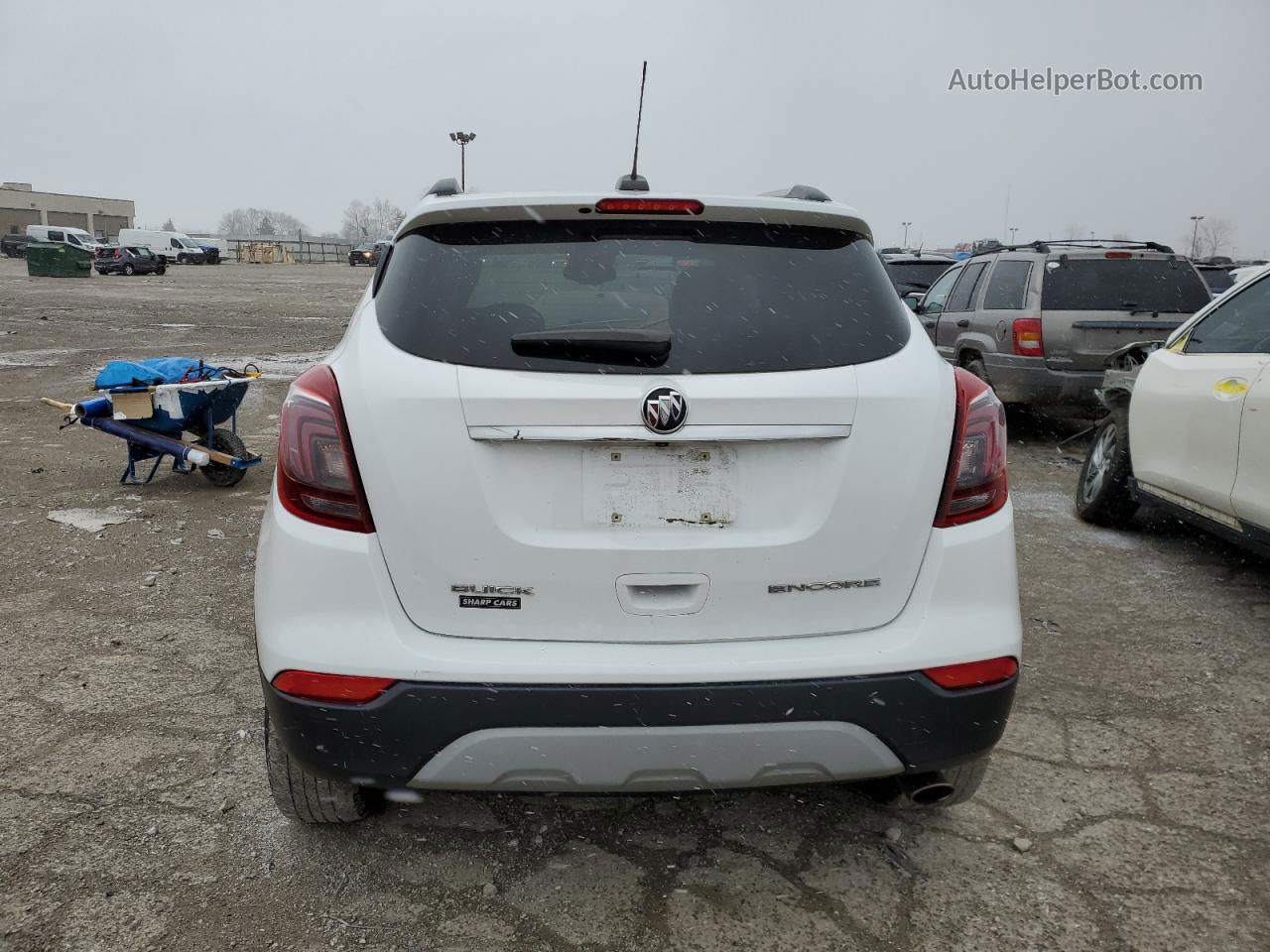 2018 Buick Encore Essence White vin: KL4CJCSB6JB522920