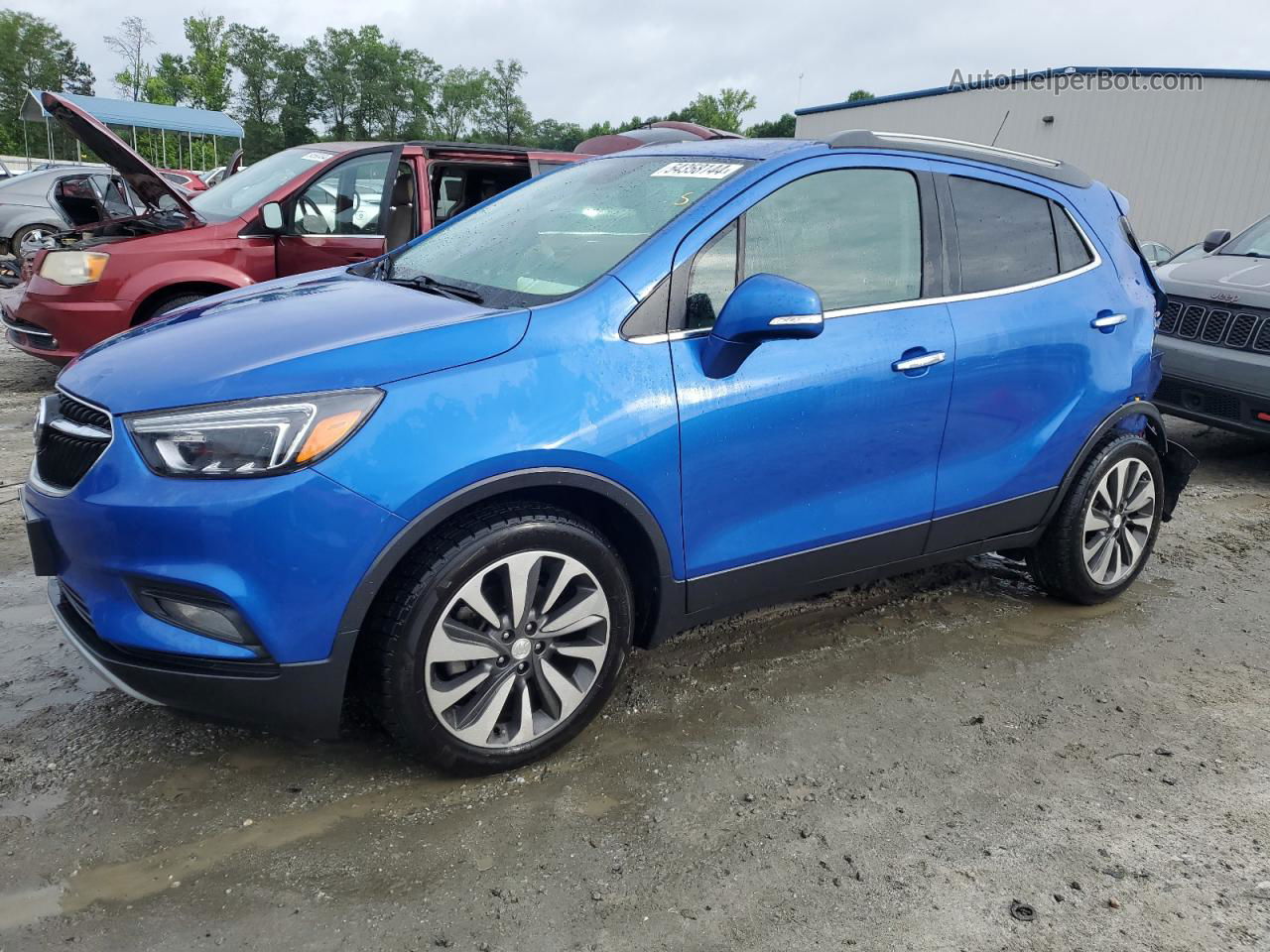 2018 Buick Encore Essence Синий vin: KL4CJCSB6JB549356