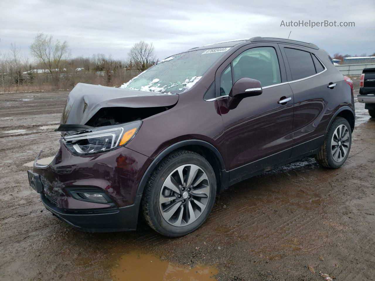 2018 Buick Encore Essence Burgundy vin: KL4CJCSB7JB513871