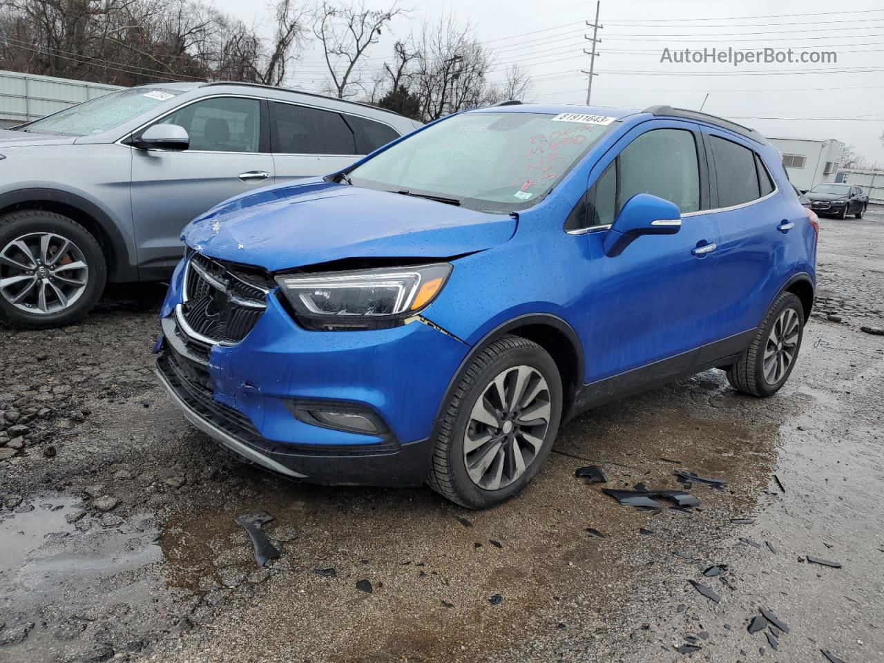 2018 Buick Encore Essence Blue vin: KL4CJCSB7JB527821