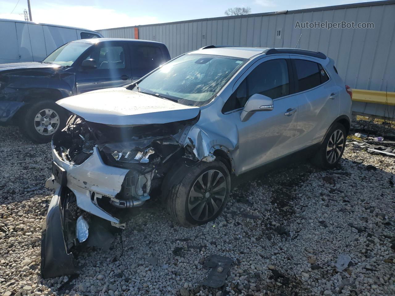 2019 Buick Encore Essence Silver vin: KL4CJCSM0KB870120