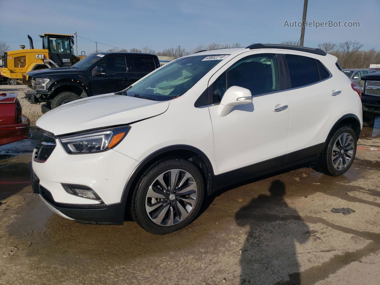 2019 Buick Encore Essence White vin: KL4CJCSM0KB897494