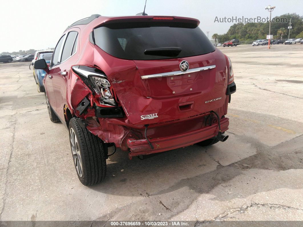 2019 Buick Encore Fwd Essence Maroon vin: KL4CJCSM1KB759673