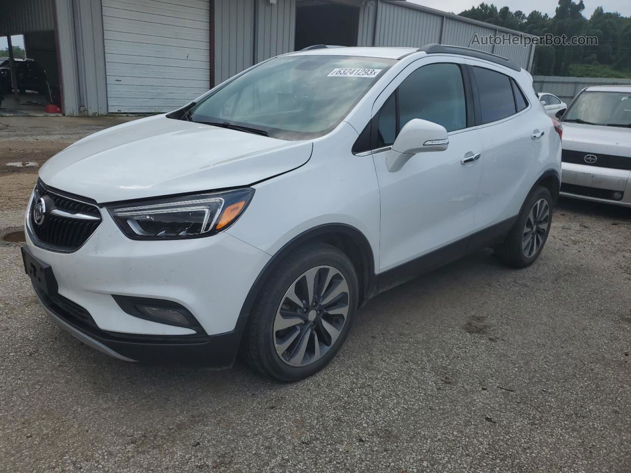 2019 Buick Encore Essence Белый vin: KL4CJCSM1KB809018