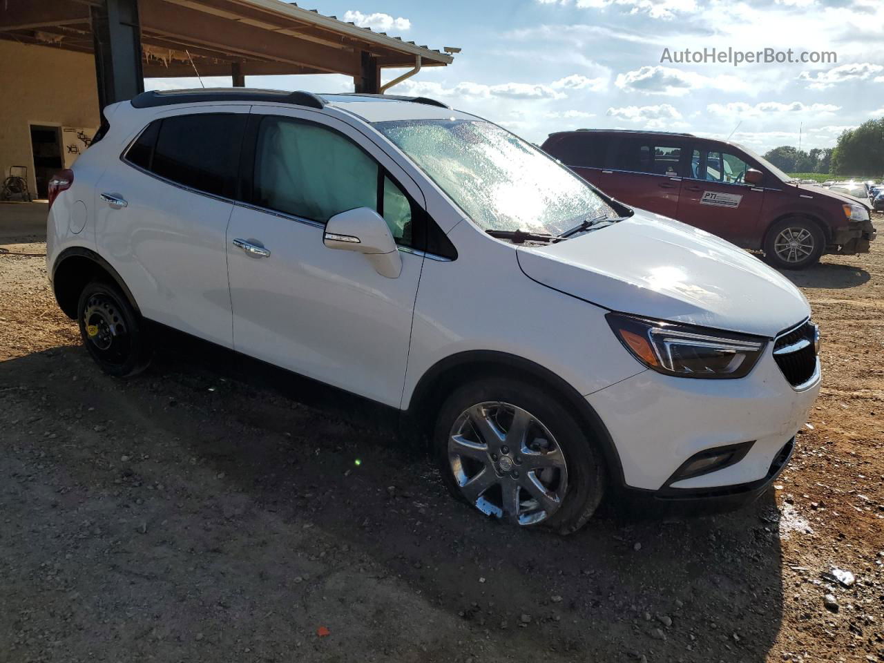 2019 Buick Encore Essence White vin: KL4CJCSM2KB873746