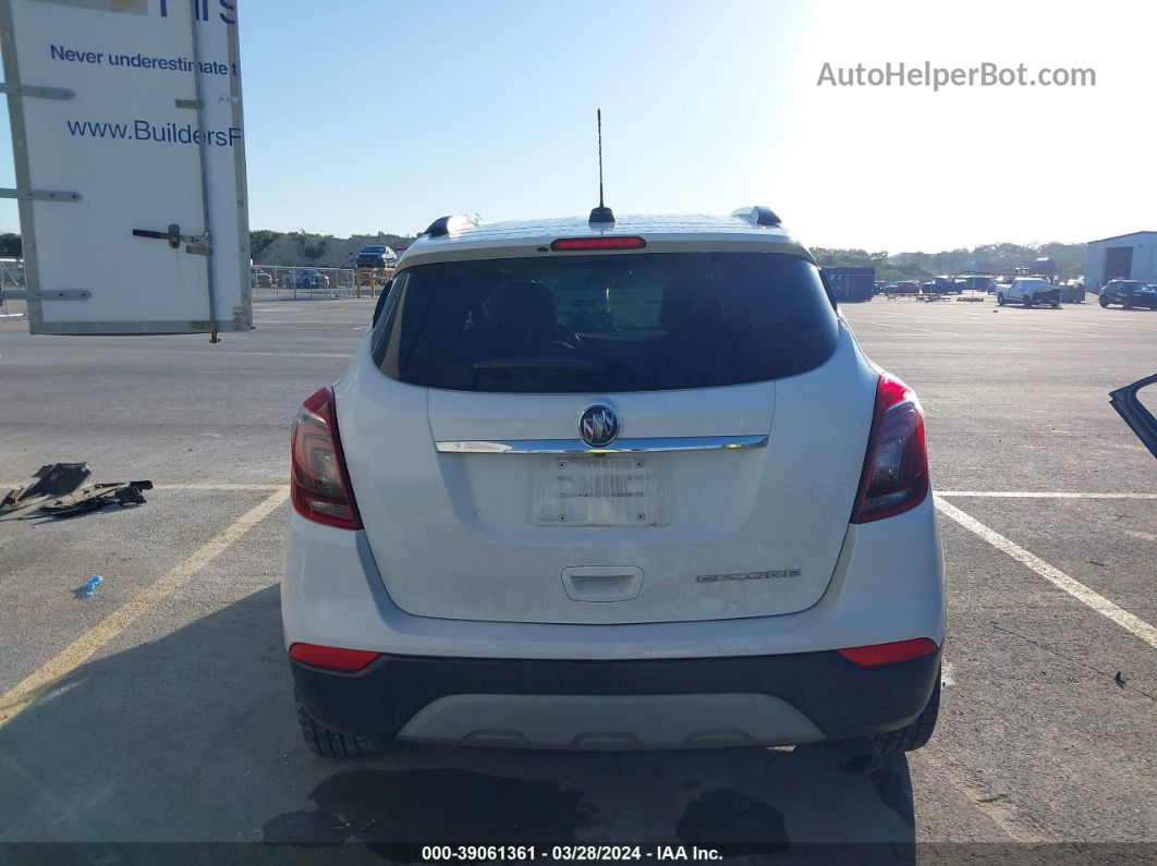 2019 Buick Encore Fwd Essence White vin: KL4CJCSM3KB814902