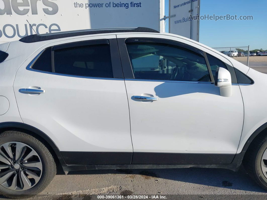 2019 Buick Encore Fwd Essence White vin: KL4CJCSM3KB814902