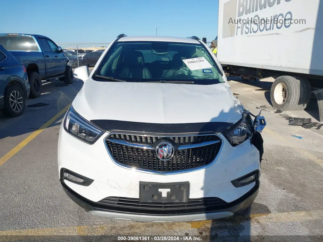 2019 Buick Encore Fwd Essence White vin: KL4CJCSM3KB814902