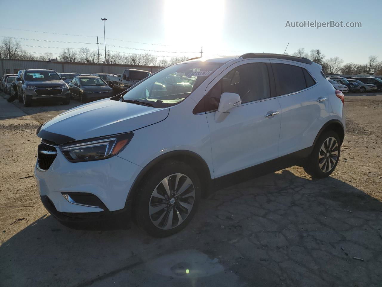 2019 Buick Encore Essence White vin: KL4CJCSM3KB838939