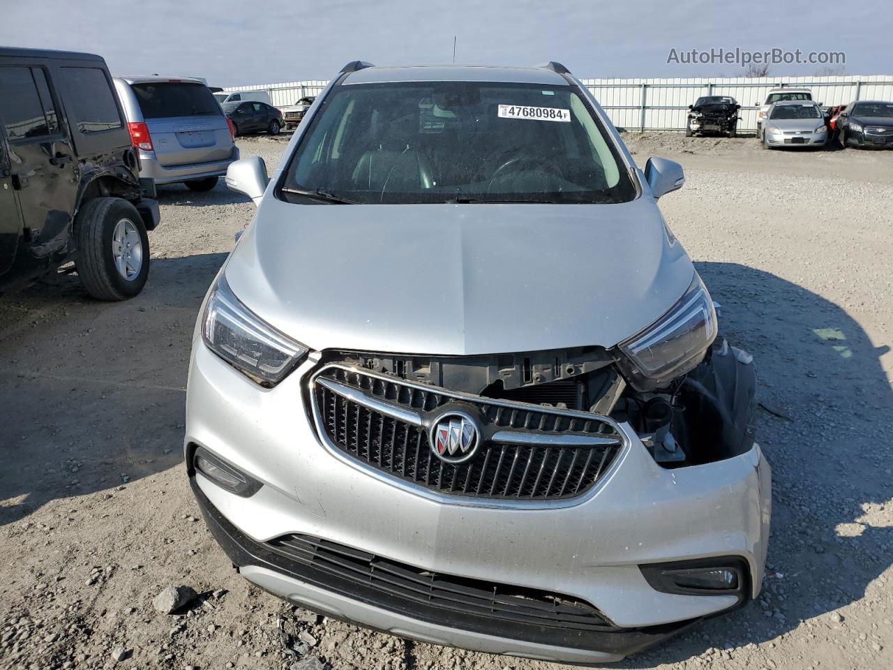 2019 Buick Encore Essence Silver vin: KL4CJCSM6KB835078