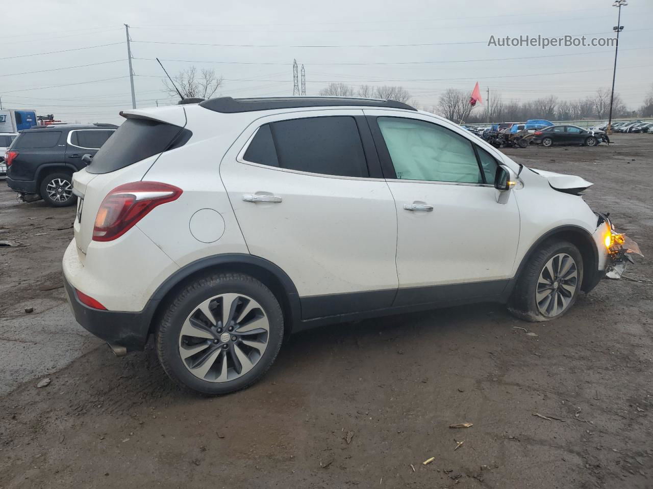 2019 Buick Encore Essence White vin: KL4CJCSM7KB755336