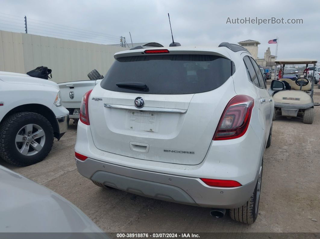 2019 Buick Encore Fwd Essence White vin: KL4CJCSM8KB740733