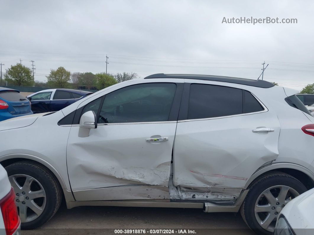 2019 Buick Encore Fwd Essence White vin: KL4CJCSM8KB740733