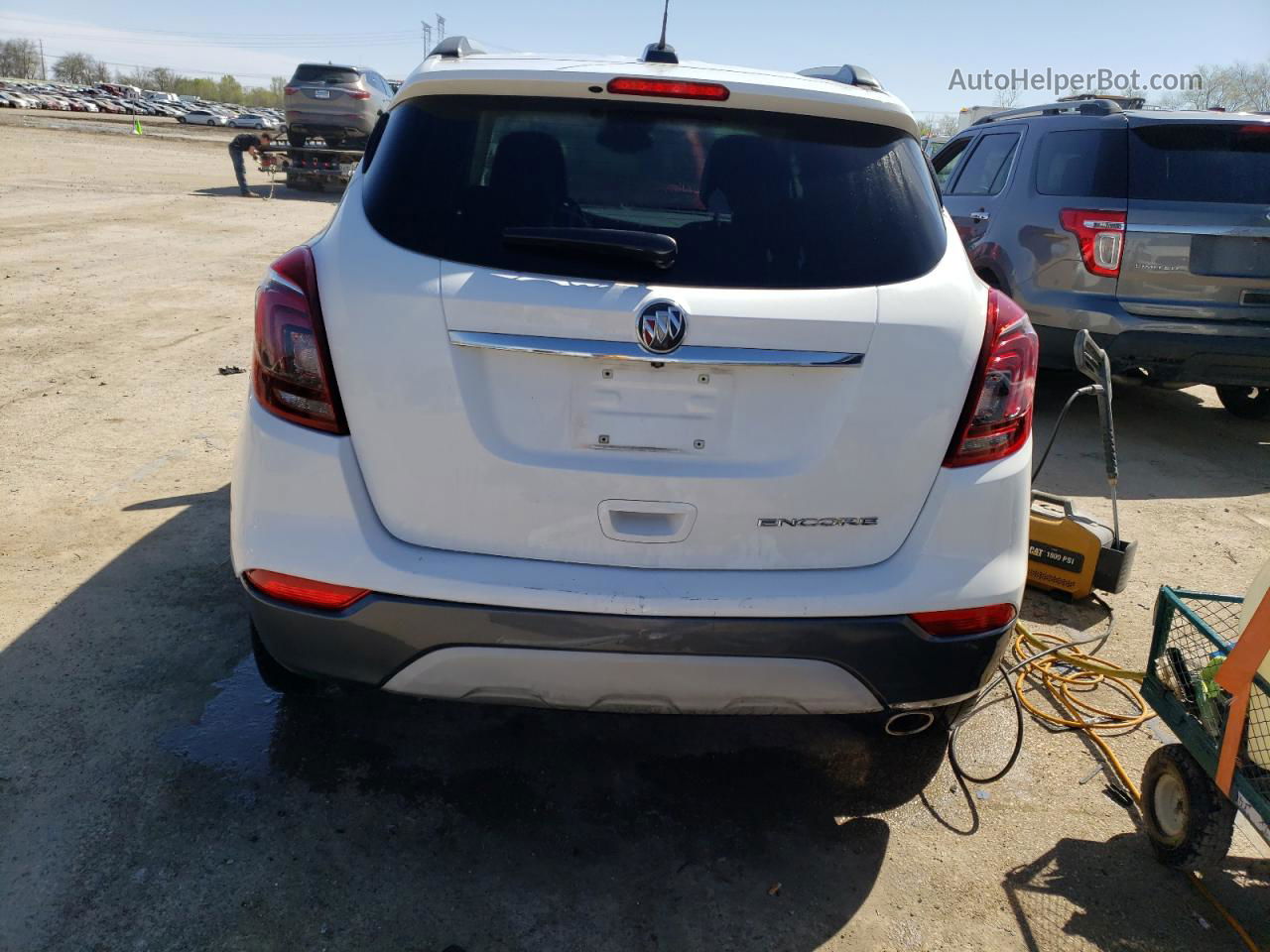 2019 Buick Encore Essence Белый vin: KL4CJCSM9KB804164