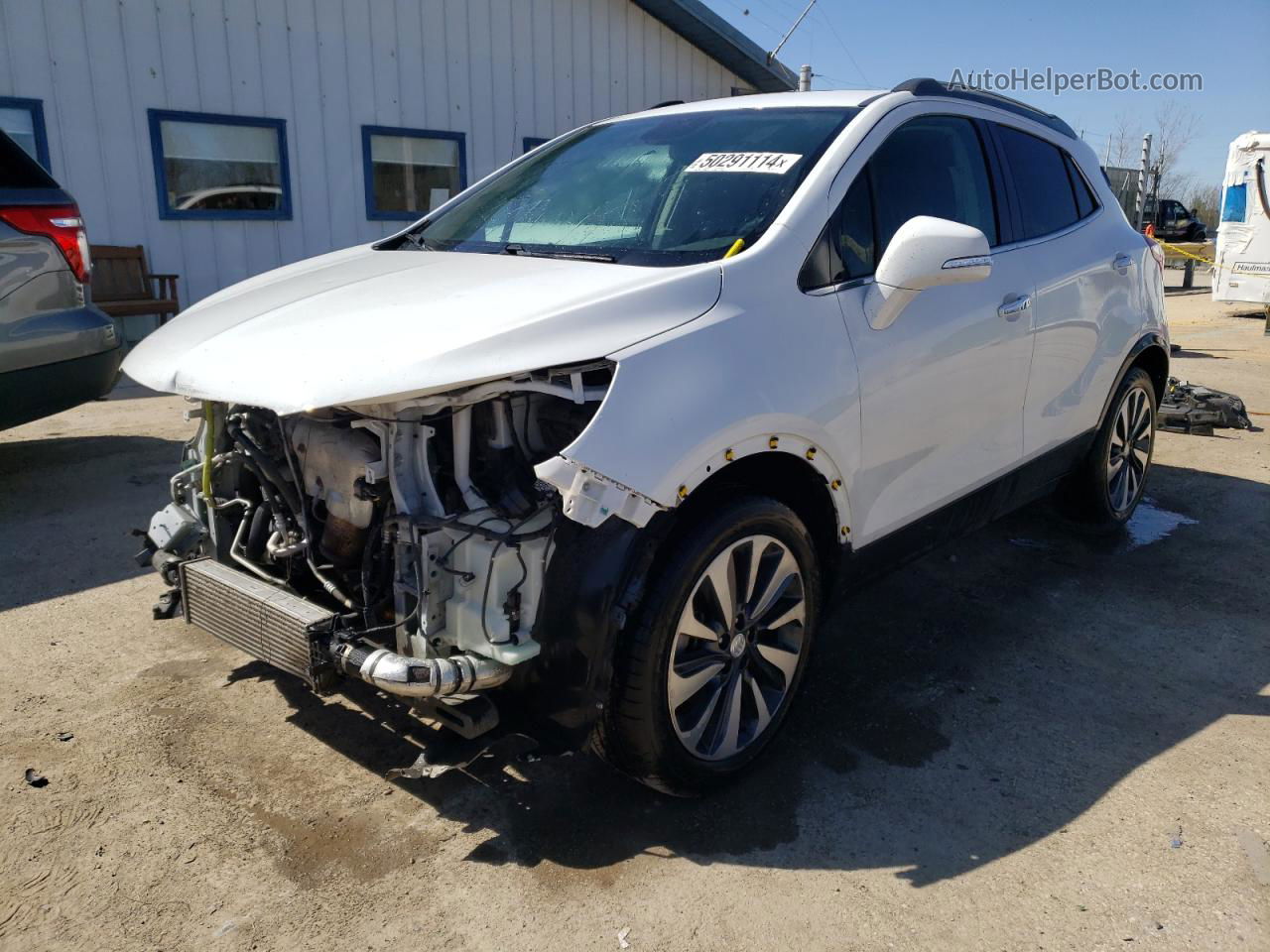 2019 Buick Encore Essence Белый vin: KL4CJCSM9KB804164