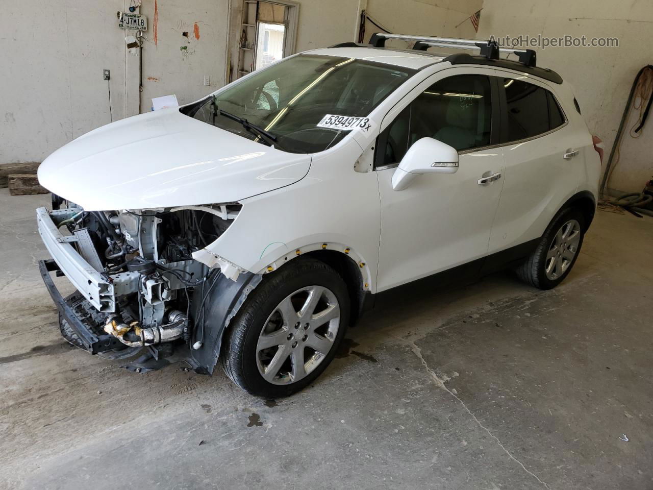 2019 Buick Encore Essence White vin: KL4CJCSM9KB905527