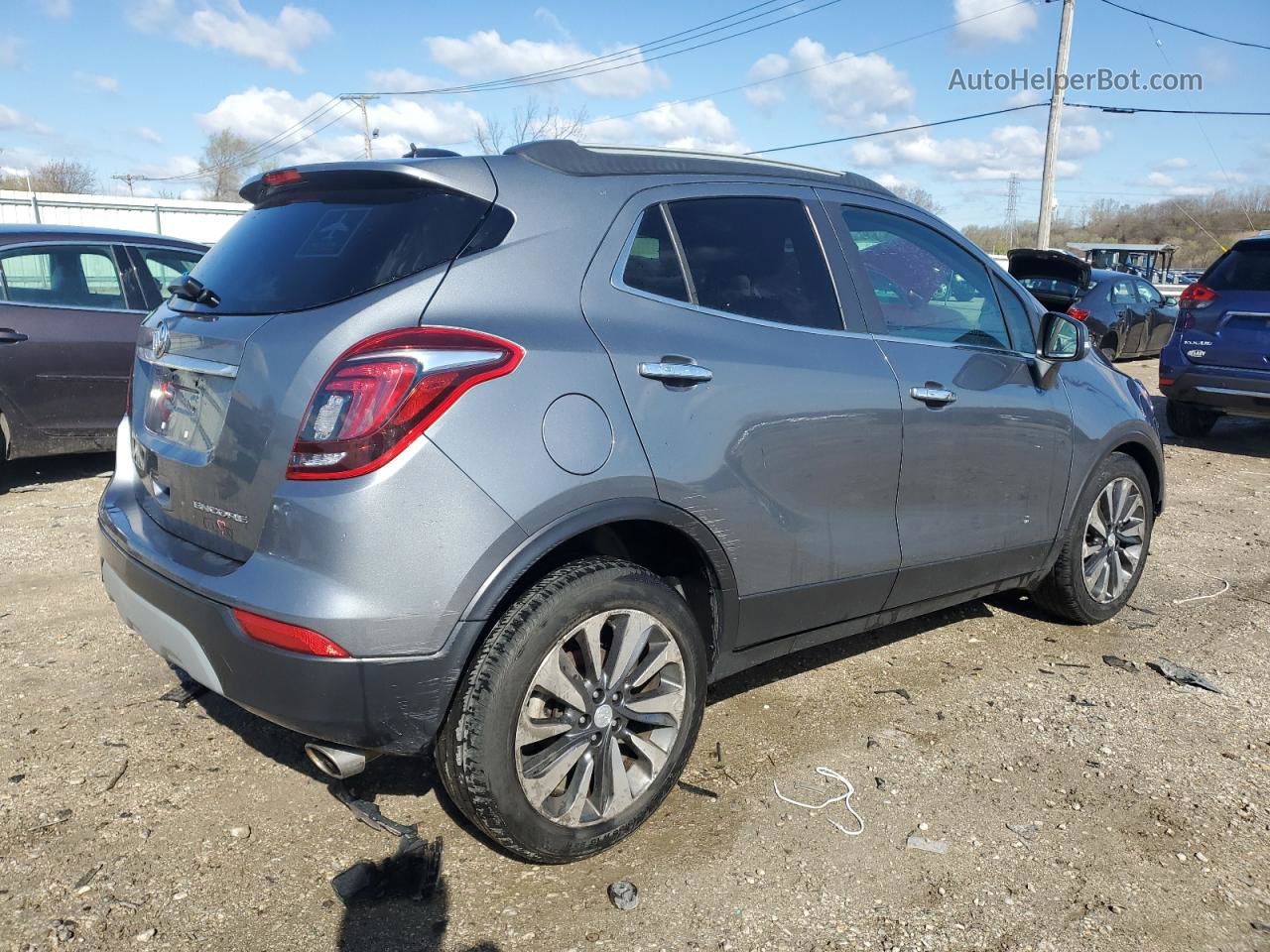 2019 Buick Encore Essence Silver vin: KL4CJCSMXKB768839