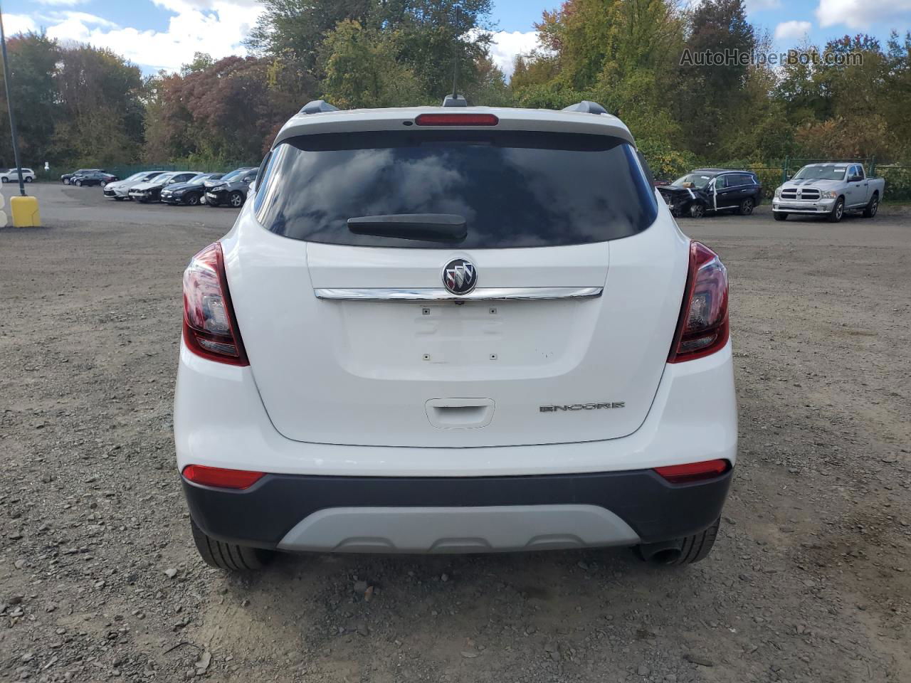 2019 Buick Encore Essence Белый vin: KL4CJCSMXKB785950