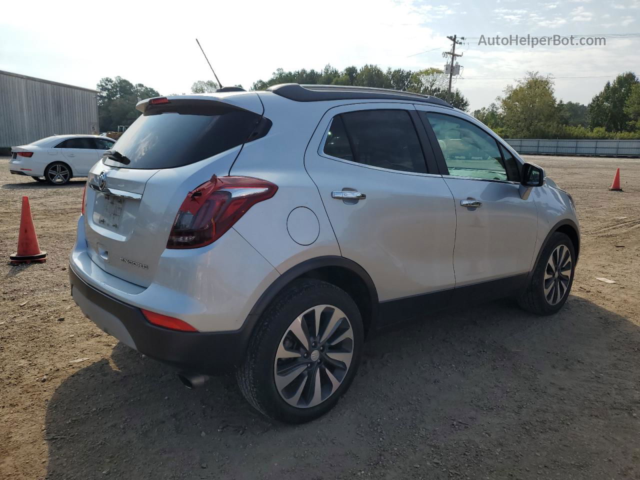 2019 Buick Encore Essence Silver vin: KL4CJCSMXKB947379