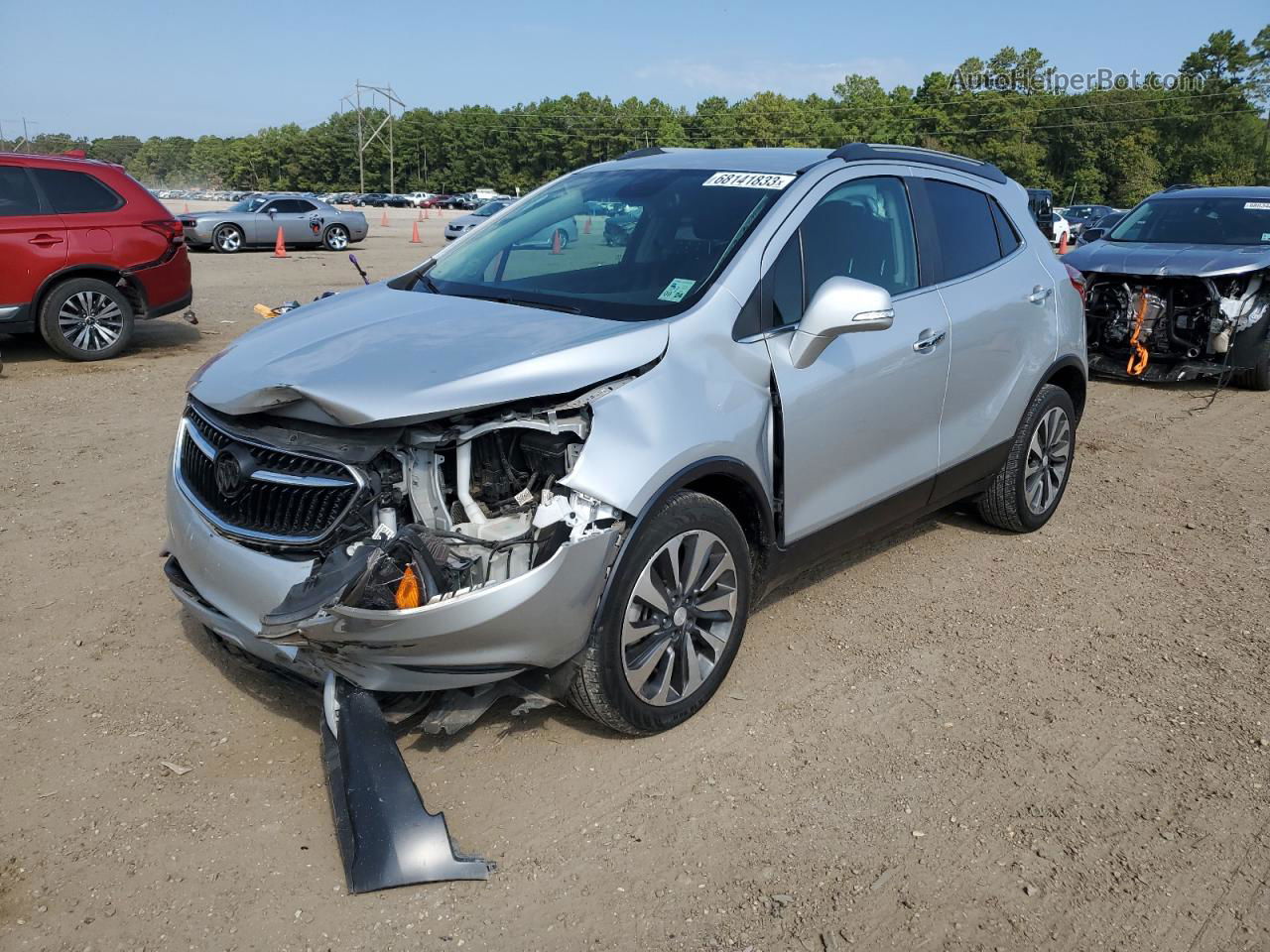 2019 Buick Encore Essence Silver vin: KL4CJCSMXKB947379