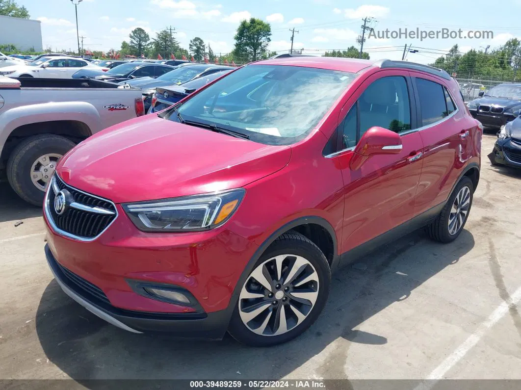 2018 Buick Encore Premium Red vin: KL4CJDSB0JB527780