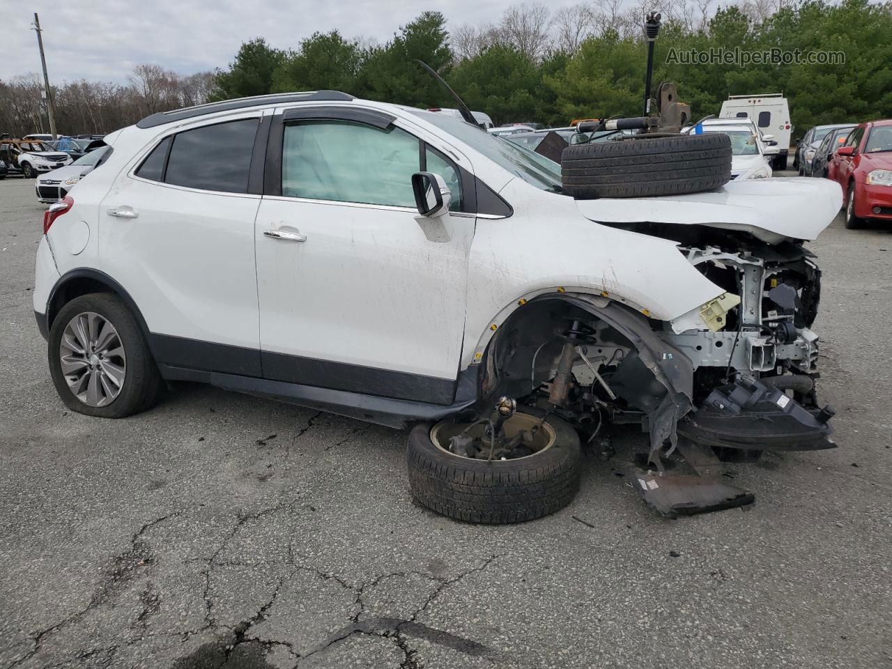 2018 Buick Encore Preferred White vin: KL4CJESB0JB605111