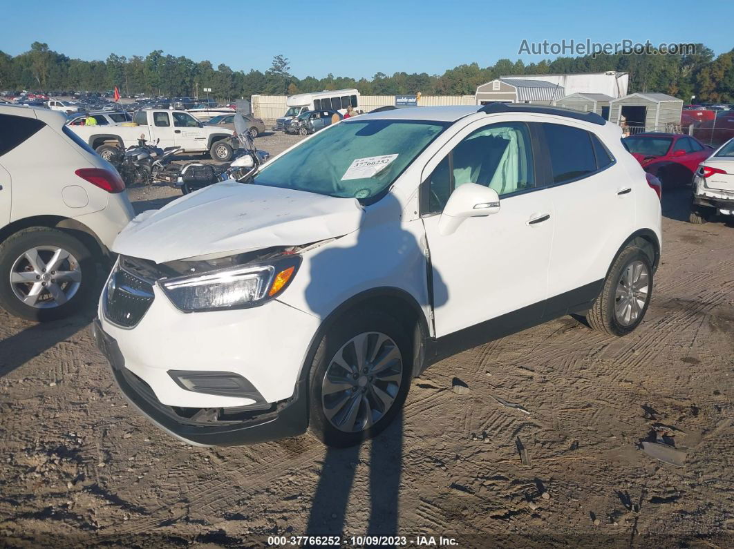 2018 Buick Encore Preferred White vin: KL4CJESB0JB665745